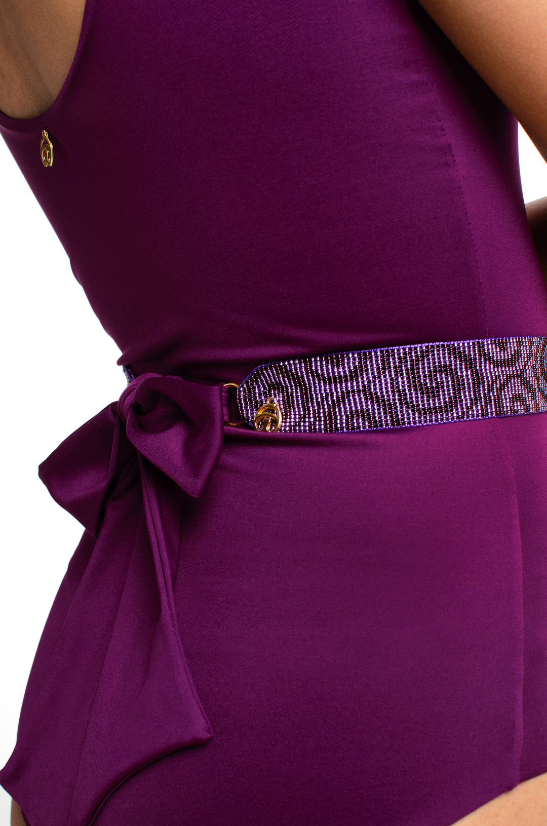 Ava Purple + Beaded Belt