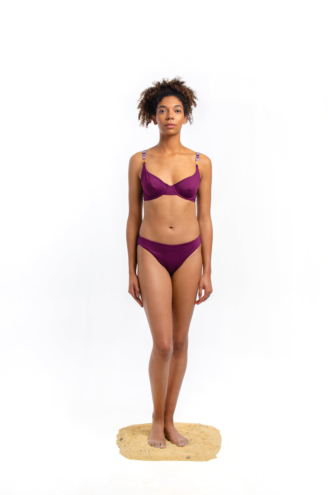 Nuo Bottom Purple - Low Waisted