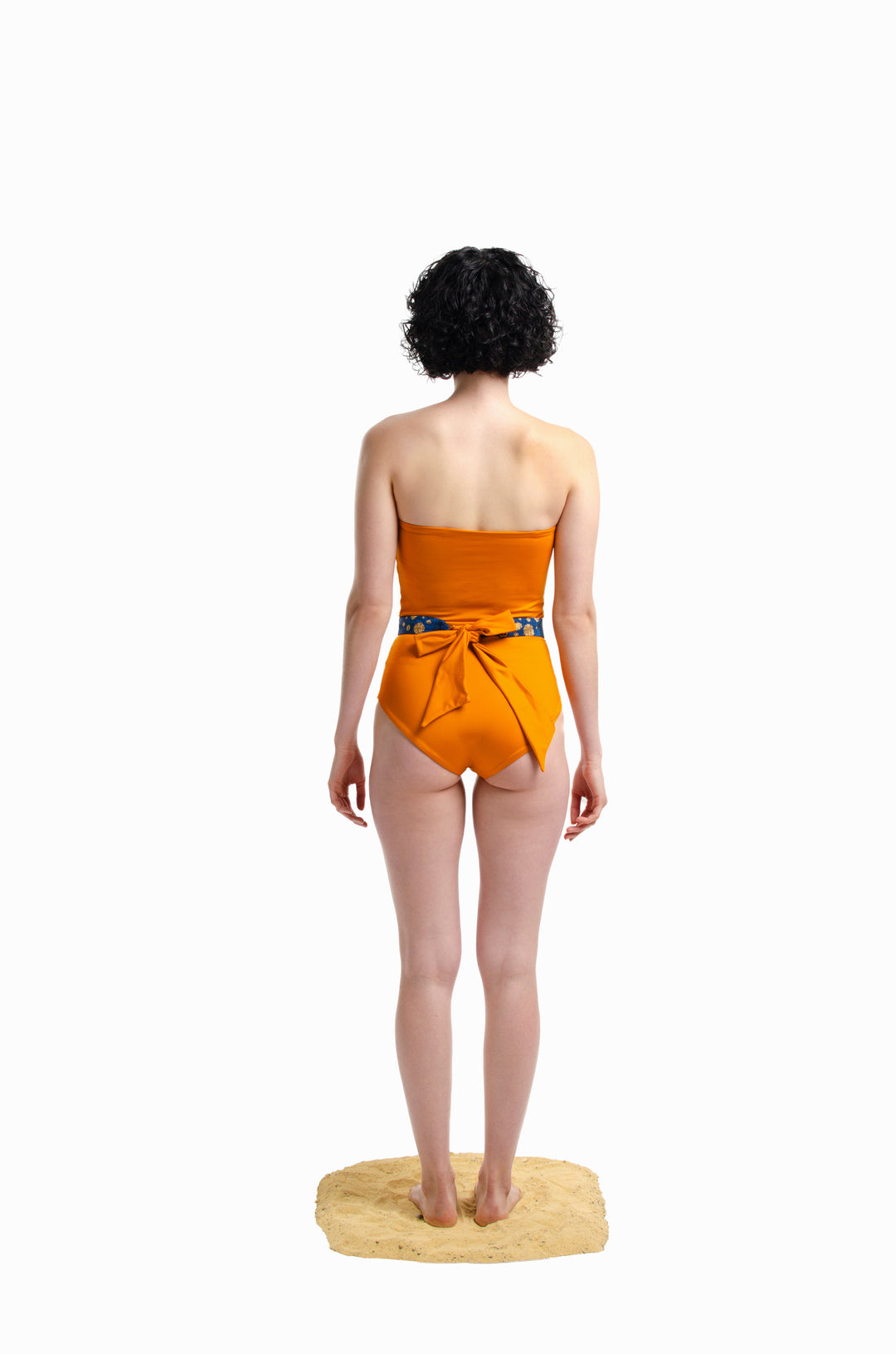 Natu One Piece Amber + Beaded Belt