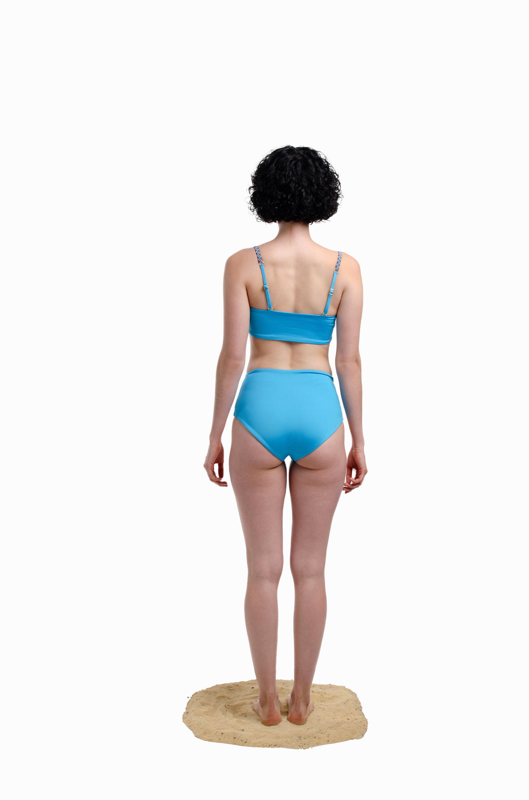 Tali Top Turquoise + Beaded Straps