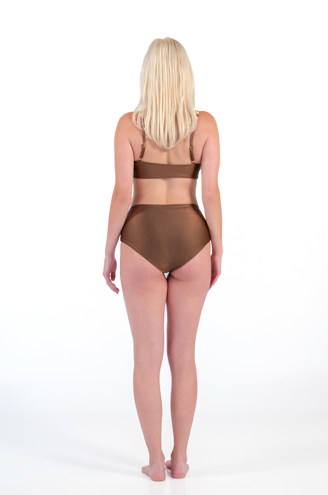 Nai Top Brown + Beaded Straps